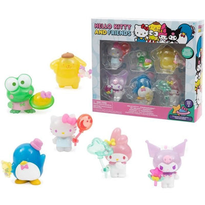 Confezione da 6 figurine - GPTOYS - HELLO KITTY - HKT11 - Collezione - 5 cm - Dai 6 anni