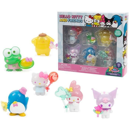 Confezione da 6 figurine - GPTOYS - HELLO KITTY - HKT11 - Collezione - 5 cm - Dai 6 anni