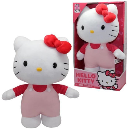 Peluche - GPTOYS - HELLO KITTY - HKT132 - Modello maglietta rosa - 30 cm - Dai 3 anni in su