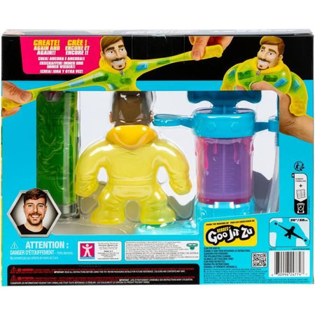 Kit di creazione - MRBEAST LAB - Heroes of Goo Jit Zu - Pompa inclusa - Statuetta personalizzabile - Accessori forniti