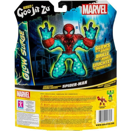 Spiderman Glow Surge 11cm - HERoeS OF GOO JIT ZU - MARVEL - Statuetta luminosa ed estensibile