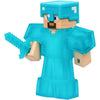 Figura elastica - GOO JIT ZU - Minecraft Steve - 11 cm - Texture elastica - 3x elastico