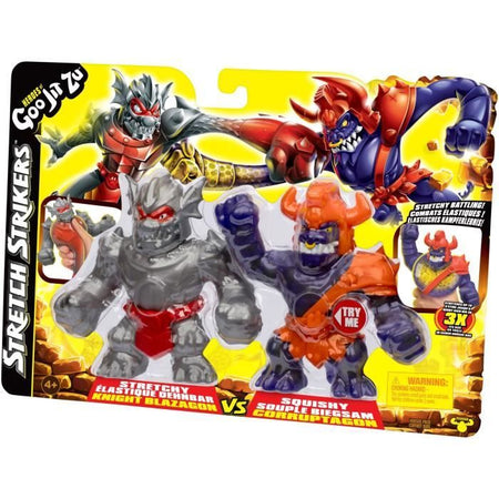 Strikers Blaz vs Corr Figure Duo 11cm - HEROeS OF GOO JIT ZU - Lotta epica con armatura da guerriero
