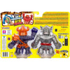 Strikers Blaz vs Corr Figure Duo 11cm - HEROeS OF GOO JIT ZU - Lotta epica con armatura da guerriero