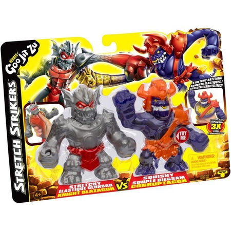 Strikers Blaz vs Corr Figure Duo 11cm - HEROeS OF GOO JIT ZU - Lotta epica con armatura da guerriero