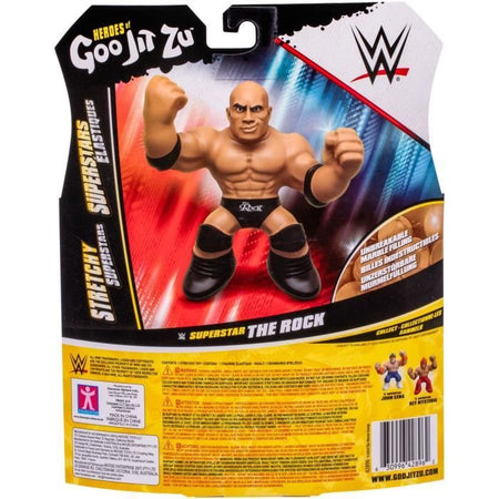 Figura elastica - GOO JIT ZU WWE - The Rock - 11 cm - Texture elastica - 3x elastico
