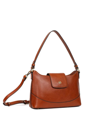 Hexagona - Borsa a spalla con pattina Heritage