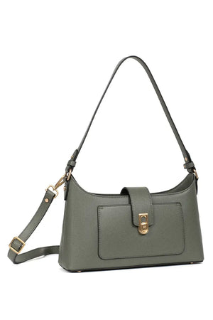 Hexagona - Borsa a spalla squadrata Merline