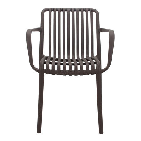 FAFFY - poltrona da giardino in polipropilene Taupe