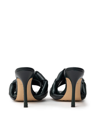 Bottega Veneta Sandalo Mule Lido in Verde Scuro da donna