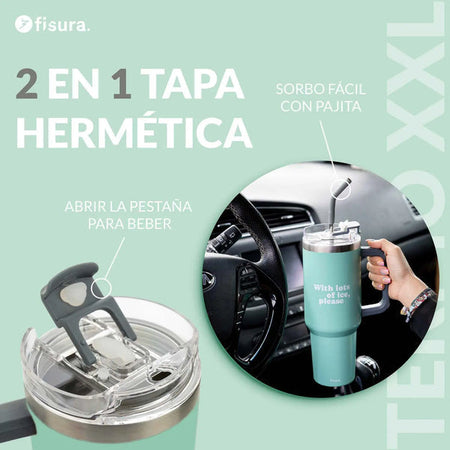 FISURA Thermos XXL "With lots of ice please"
