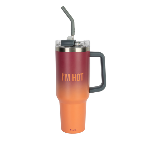 FISURA Thermos XXL con scritta I'm hot