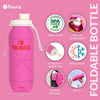 FISURA Bottiglia pieghevole con scritta I'm foldable