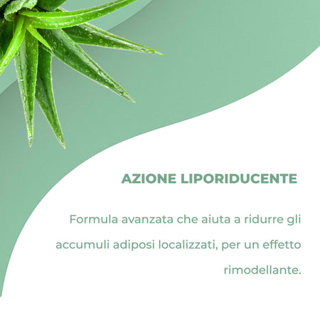 Crema Snellente Anticellulite - Effetto Tonificante e Rassodante con Sensazione di Freschezza | Formula Drenante per Gambe, Glutei e Addome | AdipoZero - Texture Leggera e Facile da Applicare 200ml