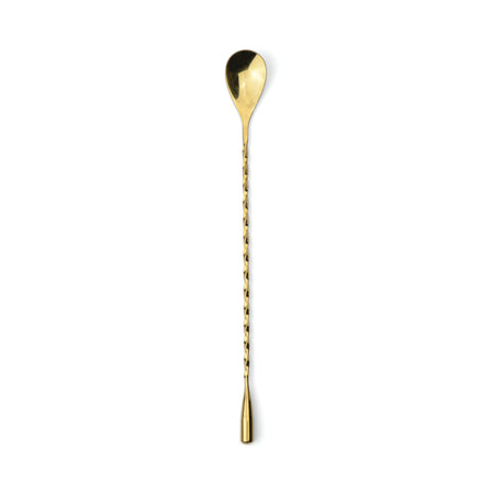 Set di Attrezzi da Bar Renley - Jigger, Colino, Cucchiaio e Bicchiere - Oro