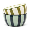 Set da 2 ciotole Bella per salse - Verde oliva & Blu