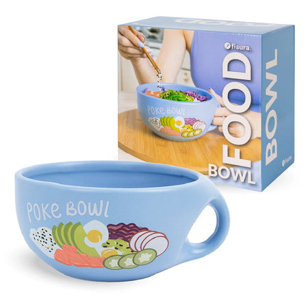 FISURA Bowl con scritta "Poke bowl"