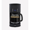 Caffettiera programmabile - HKoeNIG - MG32 - 1,5 L (12 tazze) - 1000 W - Schermo LCD - Mantieni caldo - Nero e acciaio inossidabile