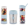 Mini frullatore - SMOO16 - 300 W - 570 mL - Blu pastello - 2 bottiglie d'acqua incluse