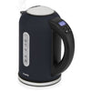 Bollitore programmabile - HKoeNIG - Boe56 - 1,7 L - 2200 W - Temperatura regolabile - Schermo LCD - Blu notte opaco e acciaio inossidabile