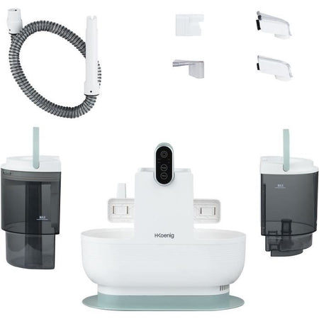 Detergente per tessuti ad acqua calda - HKoeNIG TWT88 - 1600 ml - 290 ml/min - 1200 W - Bianco