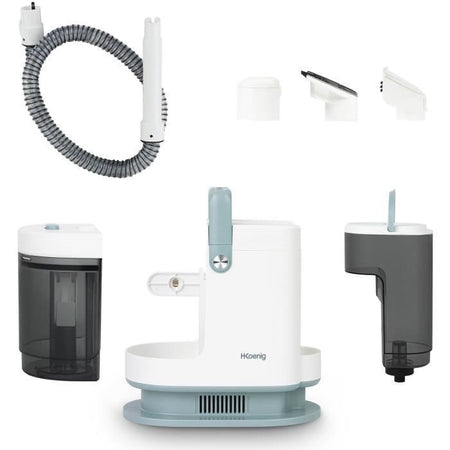 Pulitore per tessuti ad acqua calda e vapore - H.KoeNIG TWT99 - 1700 W - 2 spazzole