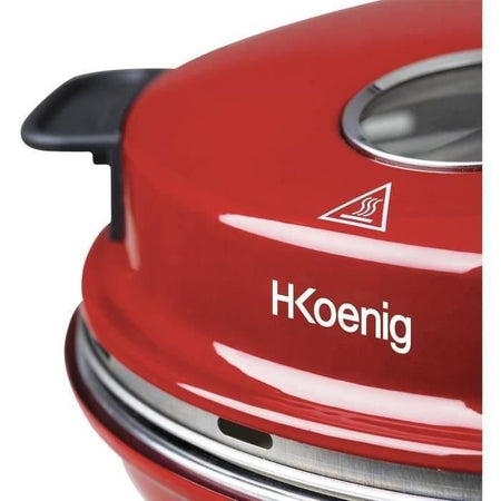 HKoeNIG NAPL350 - Forno per Pizza Napoletana - Fino a 350C - 32cm - 1200W - Timer - Piano cottura in pietra ceramica