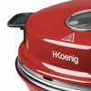 HKoeNIG NAPL350 - Forno per Pizza Napoletana - Fino a 350C - 32cm - 1200W - Timer - Piano cottura in pietra ceramica