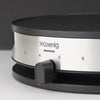 HKoeNIG KREP29 Crepiere 33cm - Temperatura fino a 230 C - 1300W - Rivestimento antiaderente - Indicatore di riscaldamento - Cinturino in acciaio inossidabile