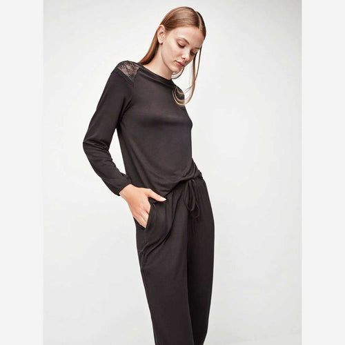 Pigiama Primavera/Estate Donna Gisela Negro S