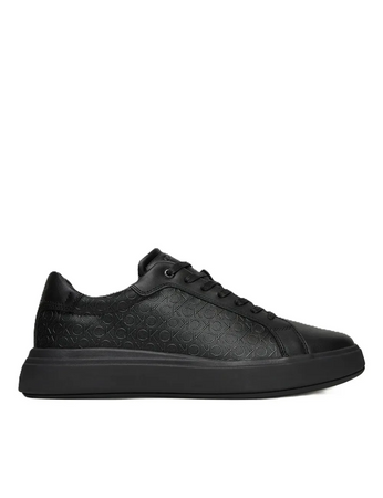 KALVIN KLEIN JEANS sneakers uomo total black logata