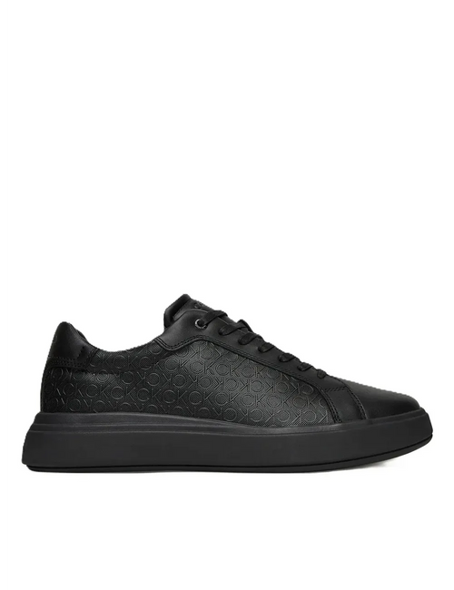 KALVIN KLEIN JEANS sneakers uomo total black logata