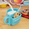 FISURA Tazza con portabiscotto e scritta You give me a sugar rush