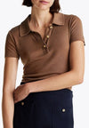 Tommy Hilfiger POLO SLIM GB SLEEK LYOCEL POLO SS da donna