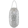 GENEVIEVE - lanterna in vimini tondo 38x86 Bianco