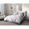 Completo copripiumino 240x260 cm HOME LINGE PASSION POMPADOUR: Copripiumino + 2 federe - 100% Cotone 57 Fili -