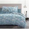 HOME LINGE PASSION Set copripiumino Floral Storm - 3 pezzi - 240 x 260 cm - 100% cotone 57 fili - Blu