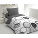 Set di piumini da microfibra di AUDACE - 1 Copertura piumone 140x200 cm + 1 federa 63x63 cm - grigio chiaro - passione di lino domestica