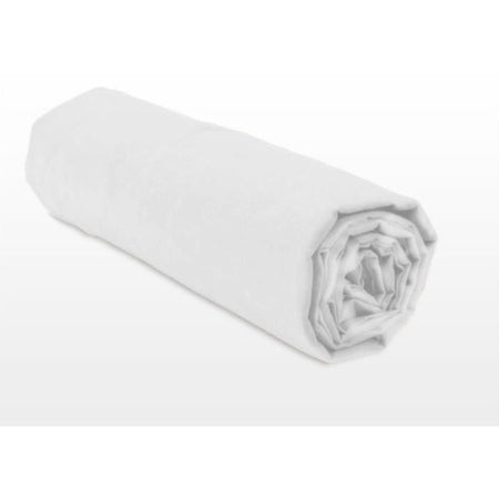 Lenzuolo con angoli - HOME LINGE PASSION - HP71772 - 180 x 200 cm + cuffia 30 cm - Microfibra - 82 g - Bianco