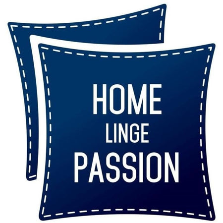 Completo letto in microfibra - HOME LINGE PASSION - SHIZUOKA - Copripiumino 140 x 200 cm + 1 federa 63 x 63 cm - Blu