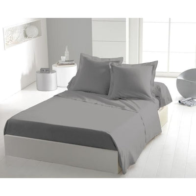 Lenzuolo sopra - HOME LINGE PASSION - 240 x 300 cm - Grigio chiaro