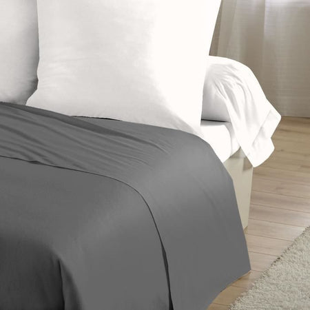 Lenzuolo sopra - HOME LINGE PASSION - 240 x 300 cm - Antracite