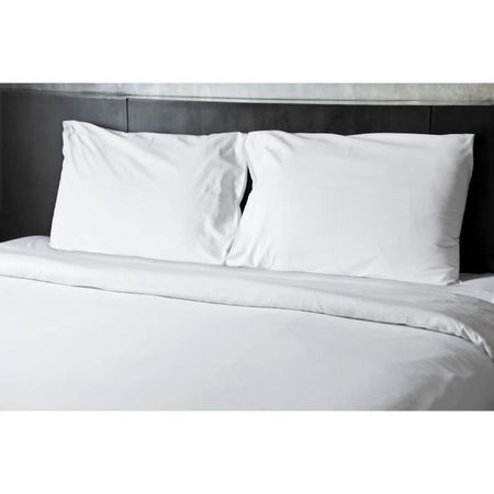 Set di 2 federe - HOME LINGE PASSION - 50 x 70 cm - Bianco