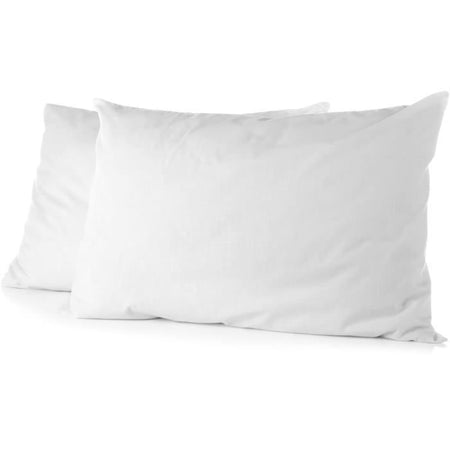 Set di 2 federe - HOME LINGE PASSION - 50 x 70 cm - Bianco