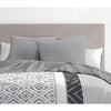 Set di 2 federe - HOME LINGE PASSION - 63 x 63 cm - Grigio chiaro