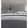 Set di 2 federe - HOME LINGE PASSION - 63 x 63 cm - Grigio antracite
