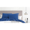 Set di 2 federe - HOME LINGE PASSION - 63 x 63 cm - Blu