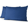 Set di 2 federe - HOME LINGE PASSION - 50 x 70 cm - Blu