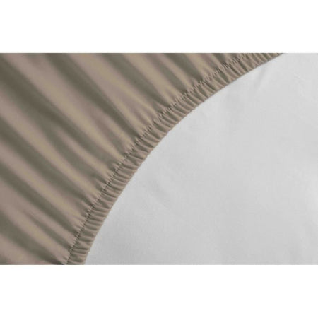 Lenzuolo con angoli - HOME LINGE PASSION - HP72062 - Microfibra 82 g - 90 x 190 cm - Tasca 30 cm - Beige