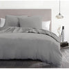 Set copripiumino 3 pezzi - HOME LINGE PASSION - HP72078 - Microfibra 82 g - 240 x 260 cm - Grigio chiaro